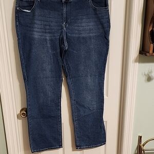 Stylish Dark Blue Boot Cut Women's Jeans